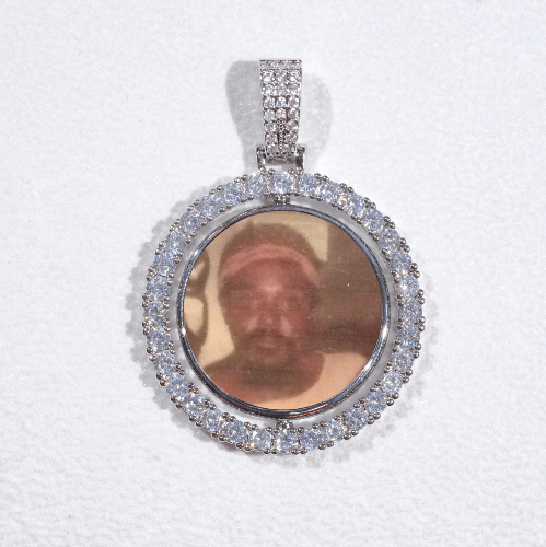 3D Spinning 2-Faced Custom Picture Pendant