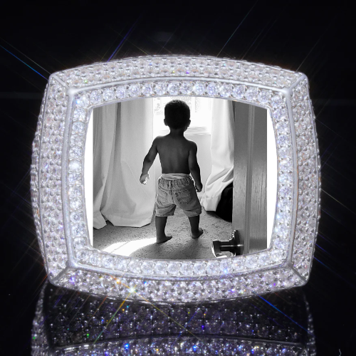3D CUSTOM PICTURE ICED RING