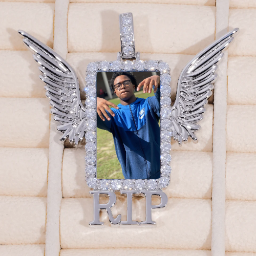 RIP WING 3D CUSTOM PICTURE PENDANT