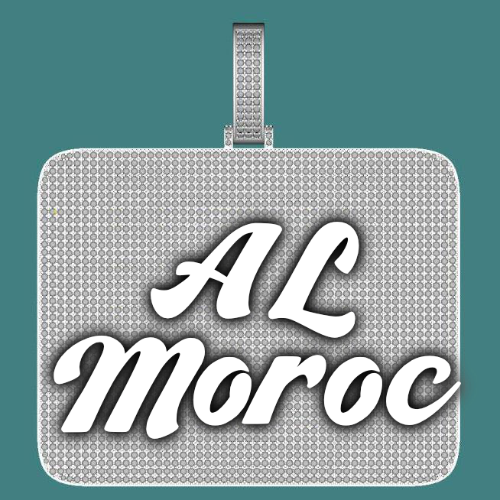 CUSTOM LETTER NECKLACE 3D BIG SQUARE
