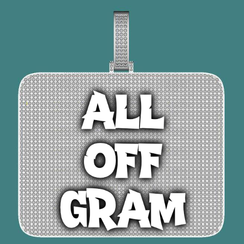 CUSTOM LETTER NECKLACE 3D BIG SQUARE