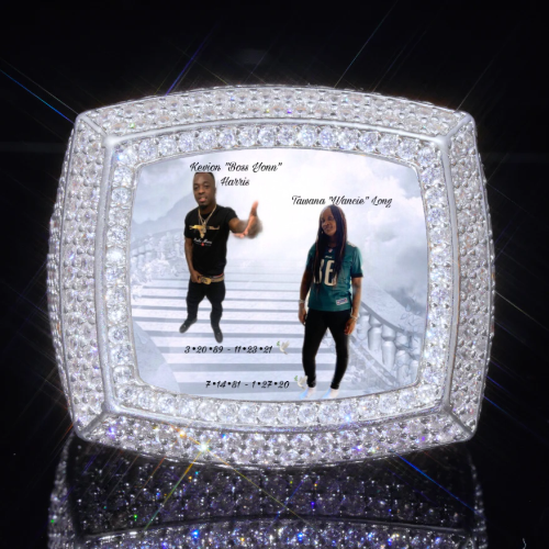 3D CUSTOM PICTURE ICED RING
