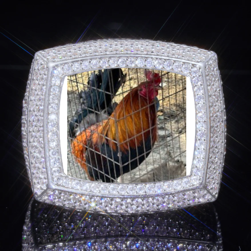 3D CUSTOM PICTURE ICED RING