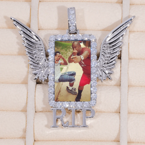 RIP WING 3D CUSTOM PICTURE PENDANT