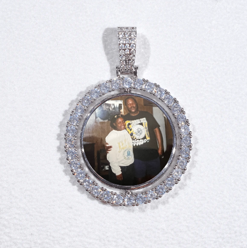 3D Spinning 2-Faced Custom Picture Pendant