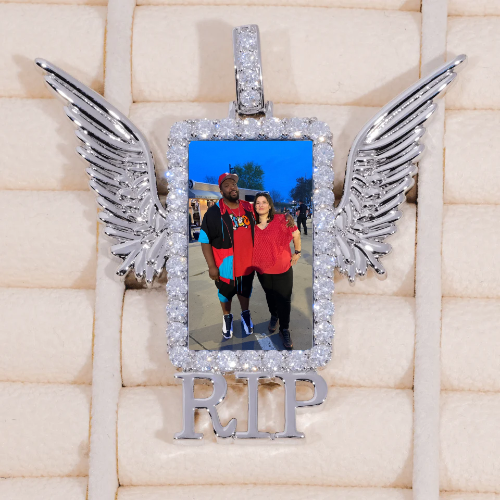 RIP WING 3D CUSTOM PICTURE PENDANT