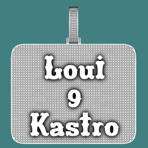 CUSTOM LETTER NECKLACE 3D BIG SQUARE