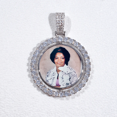 3D Spinning 2-Faced Custom Picture Pendant