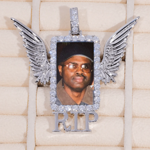 RIP WING 3D CUSTOM PICTURE PENDANT