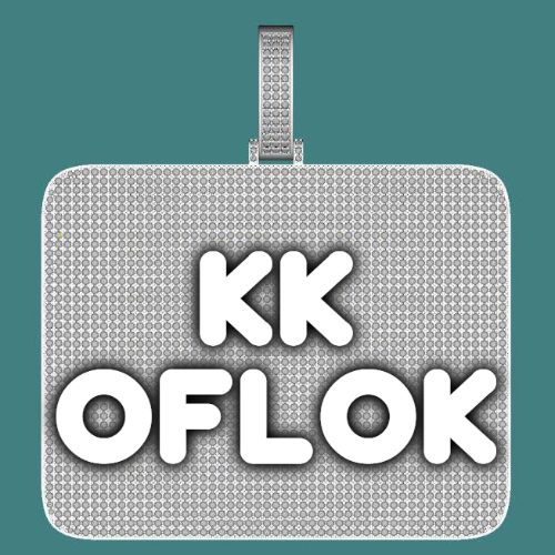 CUSTOM LETTER NECKLACE 3D BIG SQUARE