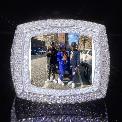 3D CUSTOM PICTURE ICED RING