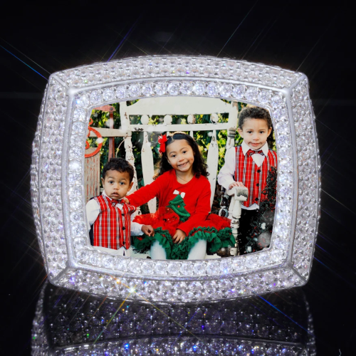 3D CUSTOM PICTURE ICED RING