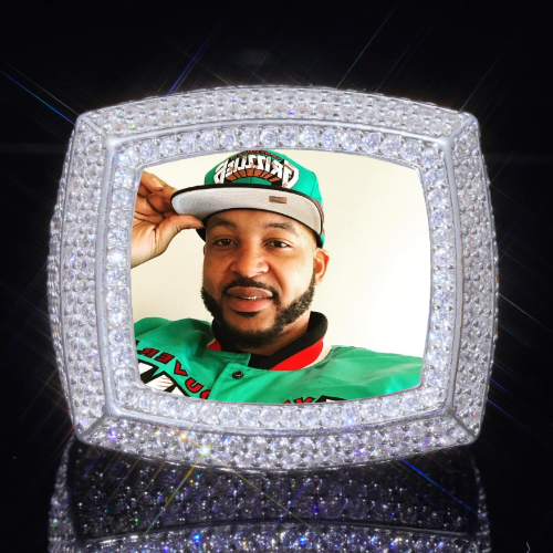 3D CUSTOM PICTURE ICED RING