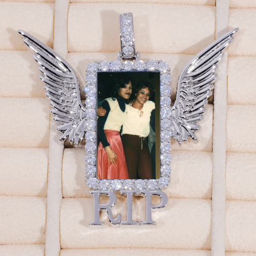 RIP WING 3D CUSTOM PICTURE PENDANT