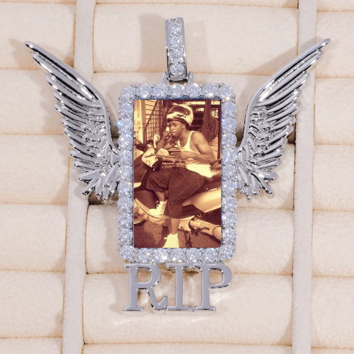 RIP WING 3D CUSTOM PICTURE PENDANT