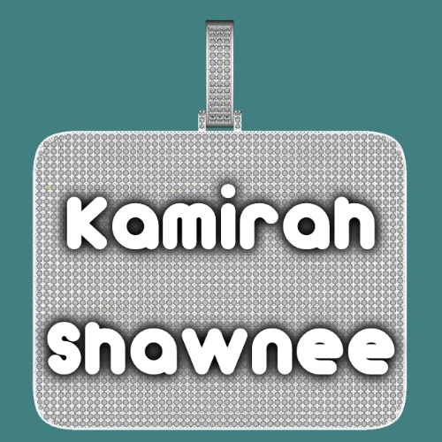 CUSTOM LETTER NECKLACE 3D BIG SQUARE