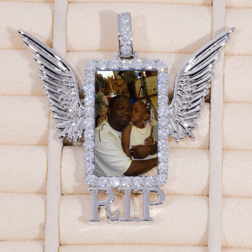 RIP WING 3D CUSTOM PICTURE PENDANT
