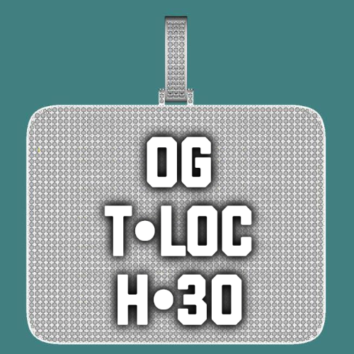 CUSTOM LETTER NECKLACE 3D BIG SQUARE