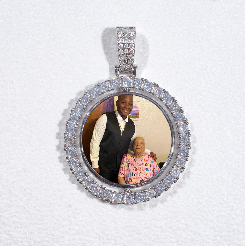 3D Spinning 2-Faced Custom Picture Pendant
