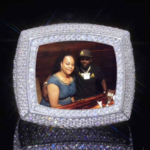3D CUSTOM PICTURE ICED RING