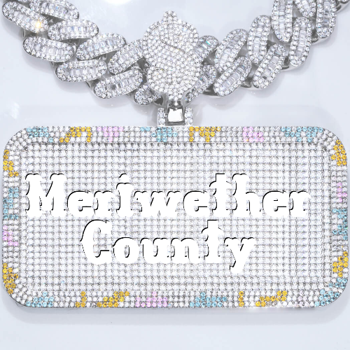 CUSTOM LETTER NECKLACE 3D COLORFUL SQUARE