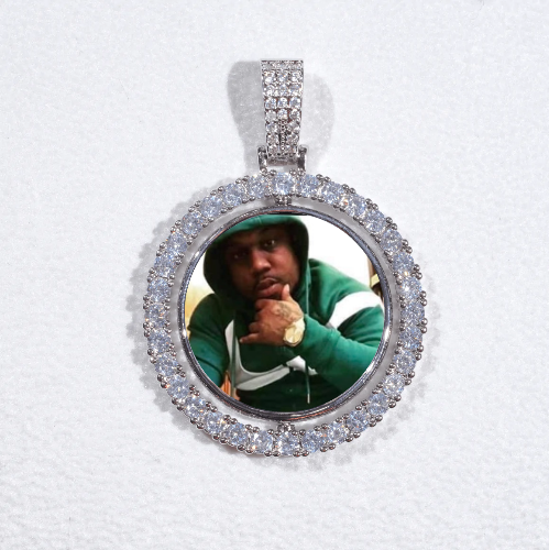 3D Spinning 2-Faced Custom Picture Pendant