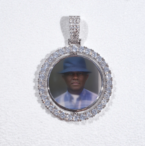 3D Spinning 2-Faced Custom Picture Pendant