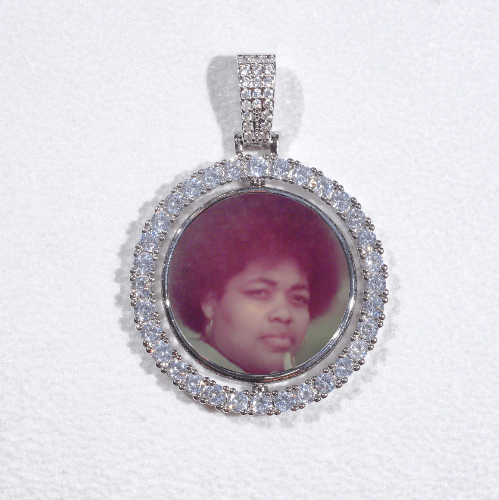 3D Spinning 2-Faced Custom Picture Pendant