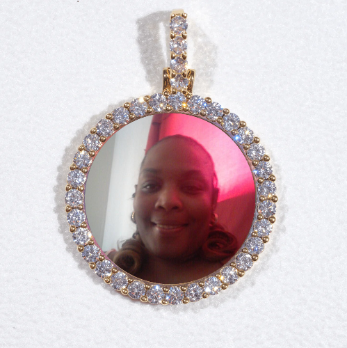 3D CIRCLE CUSTOM PICTURE PENDANT SMALL SIZE