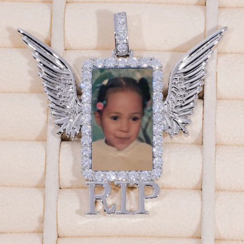 RIP WING 3D CUSTOM PICTURE PENDANT