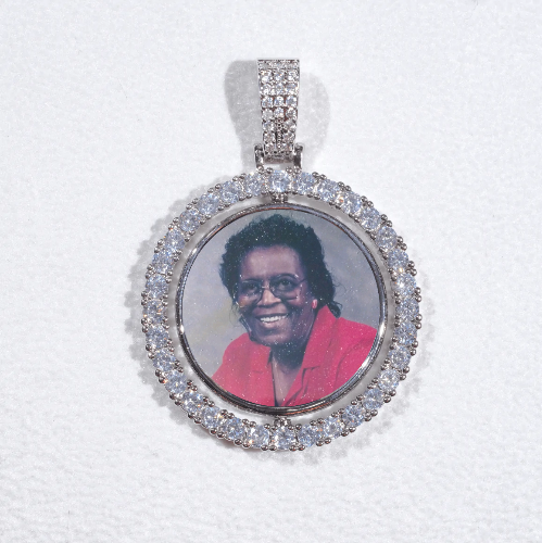 3D Spinning 2-Faced Custom Picture Pendant