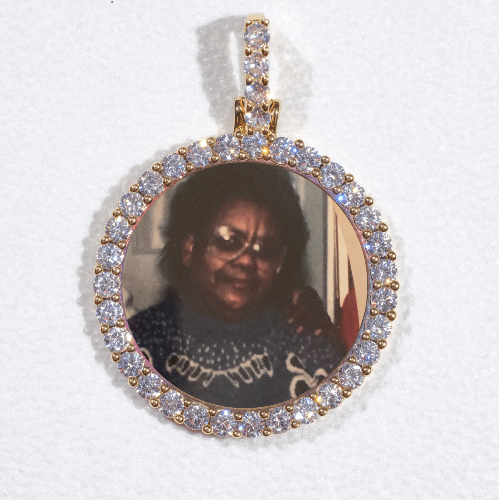 3D CIRCLE CUSTOM PICTURE PENDANT SMALL SIZE