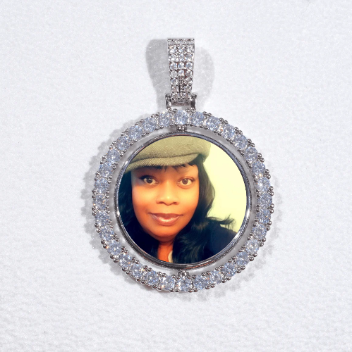 3D Spinning 2-Faced Custom Picture Pendant