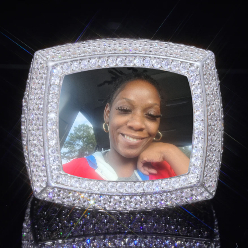 3D CUSTOM PICTURE ICED RING