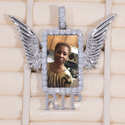 RIP WING 3D CUSTOM PICTURE PENDANT