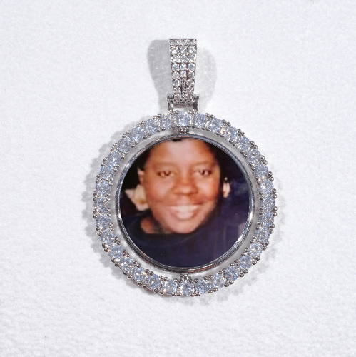 3D Spinning 2-Faced Custom Picture Pendant