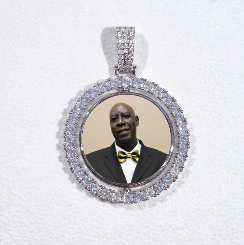 3D Spinning 2-Faced Custom Picture Pendant