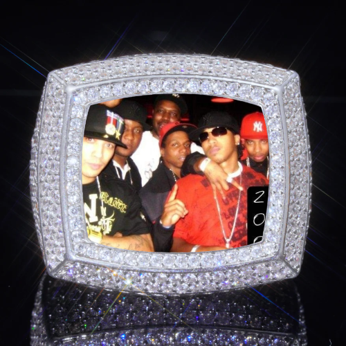 3D CUSTOM PICTURE ICED RING