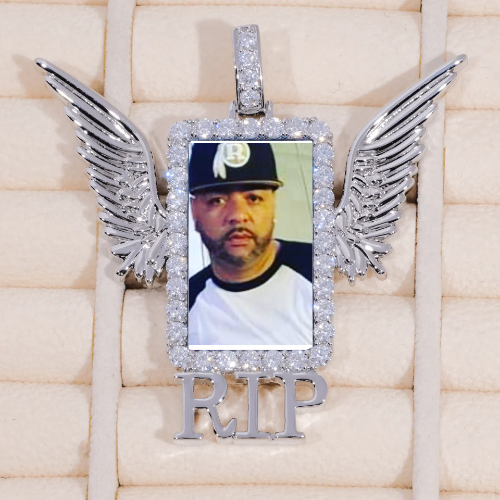 RIP WING 3D CUSTOM PICTURE PENDANT