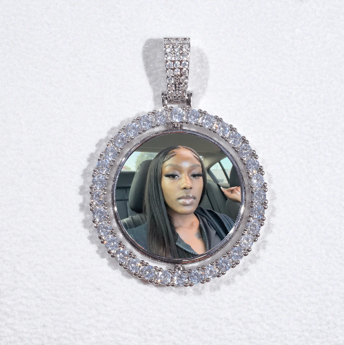 3D Spinning 2-Faced Custom Picture Pendant