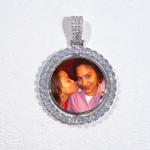 3D Spinning 2-Faced Custom Picture Pendant