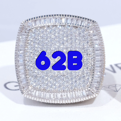 CUSTOM LETTER 3D ICED RING