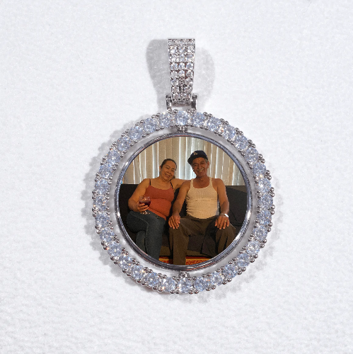 3D Spinning 2-Faced Custom Picture Pendant