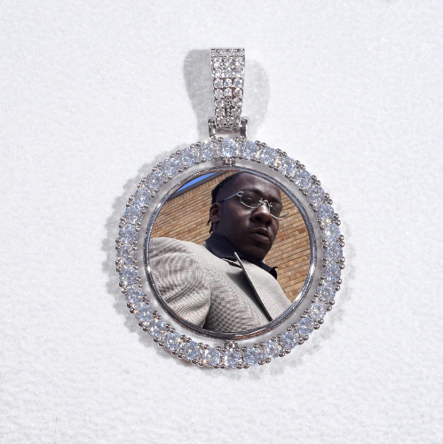 3D Spinning 2-Faced Custom Picture Pendant