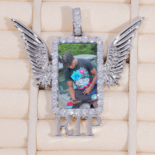 RIP WING 3D CUSTOM PICTURE PENDANT