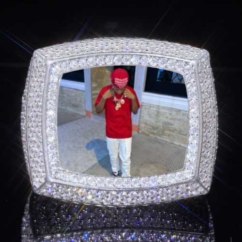 3D CUSTOM PICTURE ICED RING