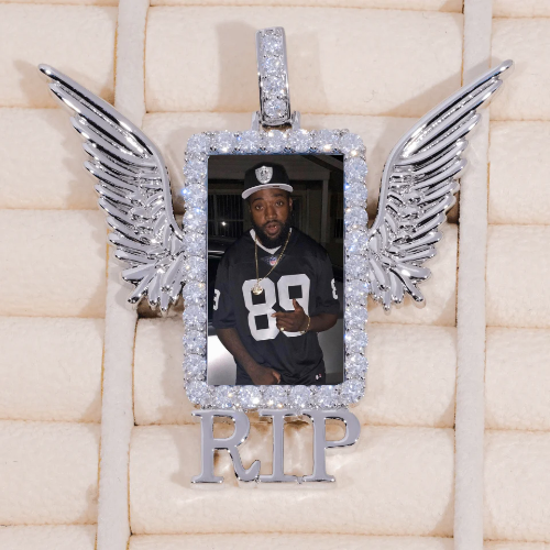 RIP WING 3D CUSTOM PICTURE PENDANT