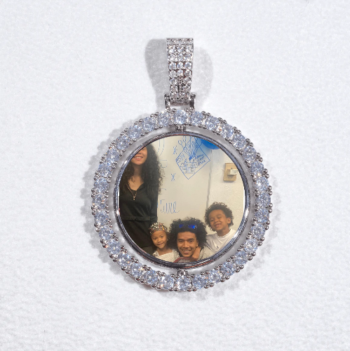 3D Spinning 2-Faced Custom Picture Pendant