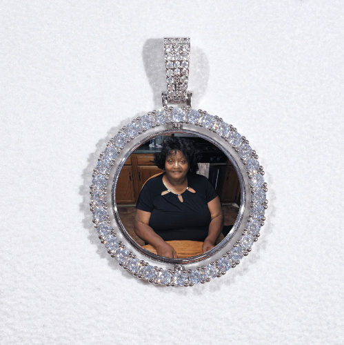 3D Spinning 2-Faced Custom Picture Pendant