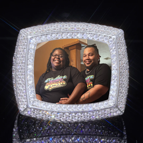 3D CUSTOM PICTURE ICED RING